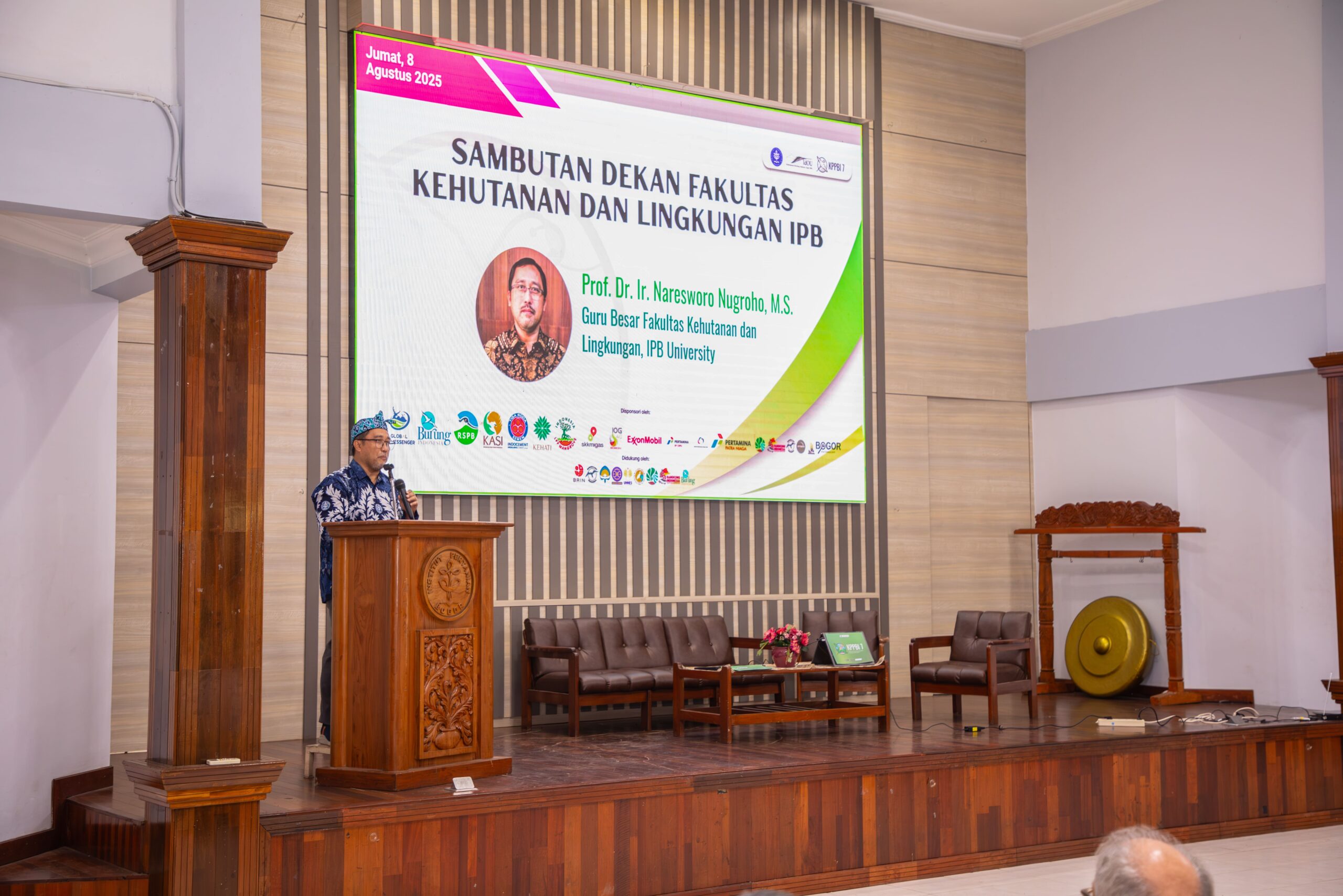 Sambutan Dekan Fahutan IPB